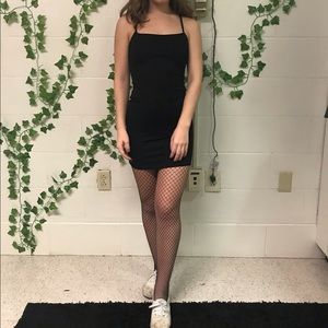 PrettyLittleThing black mini dress